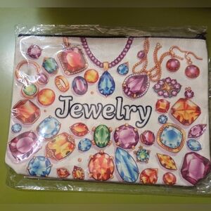 🎁Colorful Gemstone Jewelry Pouch and Makeup Bag